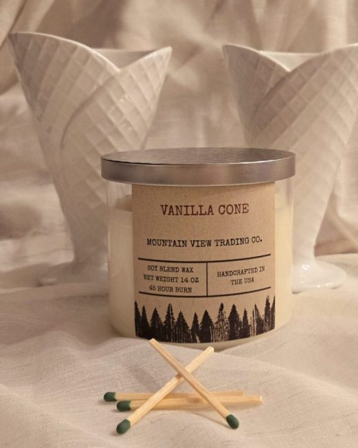 Vanilla Cone 3-Wicks, 14 oz